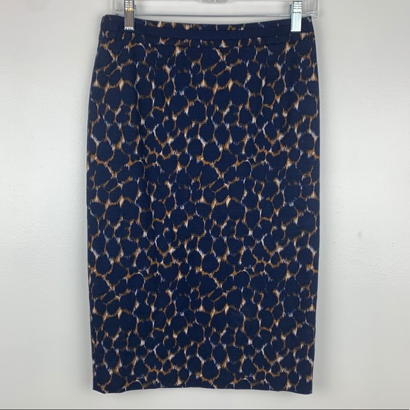 Boden Dresses & Skirts - Boden Classic Pencil Skirt in Navy Giraffe Leopard